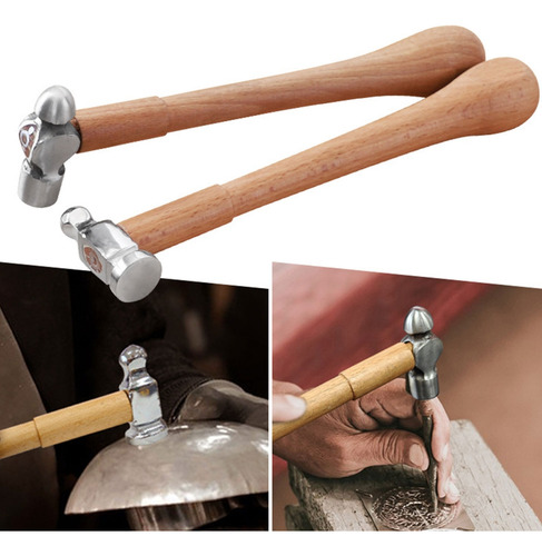 (a) Martillo Peen Con Mango De Madera, Resistente, Para Meta