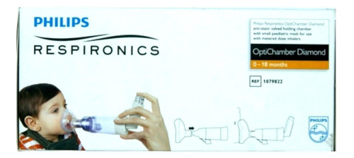 Cámara Inhalación Aerochamber Phillipsrespironics Pediatrica