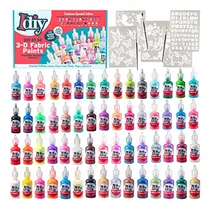 Comprar Pinturas Para Tela (juego De 60 Colores), Botellas