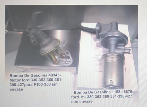 Bomba Gasolina Ford M- 370 330-352-360-361-390-427 Consulte 