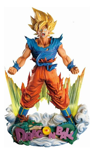 Banpresto - Figura Dbz - Son Goku Super Saiyan Super Master.