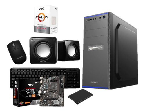 Pc Kelyx Lc727-14 Amd Athlon 3000g 8g Ram 240g Ssd 