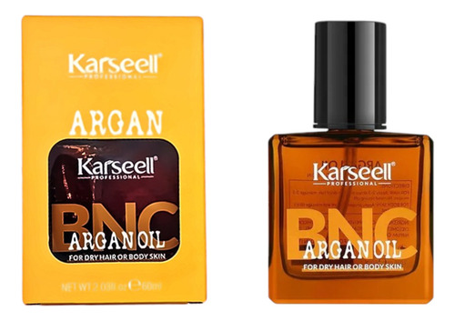 Karseell Aceite Argan Oil Bnc Nutrición Piel Cabello 60 Ml