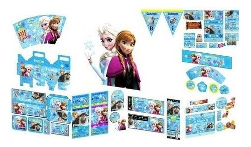 Kit Imprimible Frozen  Imagenes - Fondos