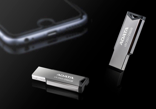 Imagen 5 de 9 de Memoria Usb Adata Uv350 256gb Usb 3.2 Gen 1 Metalizado