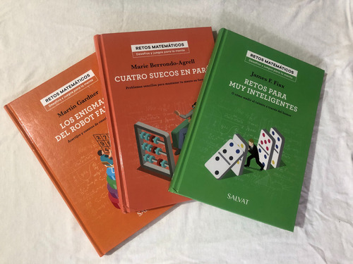 Retos Matemáticos, Colección De 3 Libros (Usado)