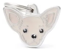 Comprar Chapas Para Perros My Family Friends Razas Grabado Chihuahua Beige