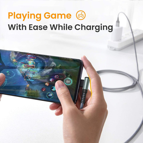[ Cable Usb C Ainope En Angulo Recto, 3,1 A, Carga Rapida,
