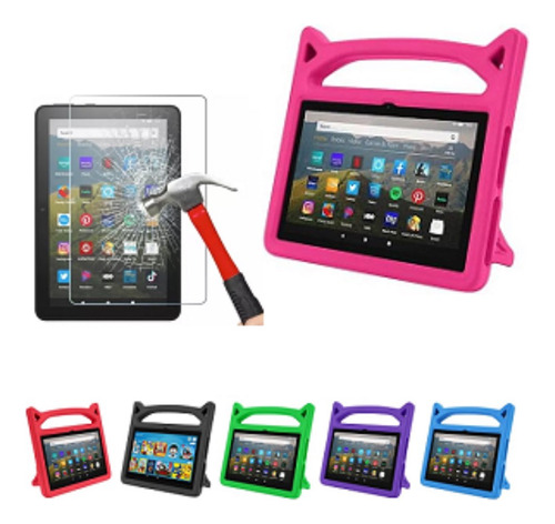 Forro Estuche Antigolpes Para Tablet Amazon Fire Hd 8 2020