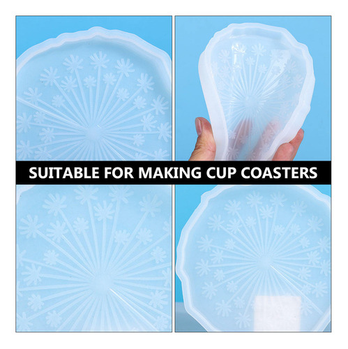 Molde De Posavasos Con Diseño De Diente De León Creative Cup