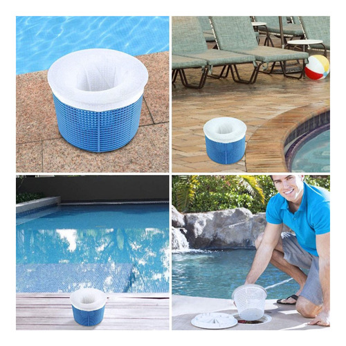 Calcetines Filtrantes Desechables For Piscinas, 10 Unidades