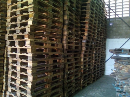 Paleta O Estiba De Madera De Tacos 120x100 Pallets (Usado)