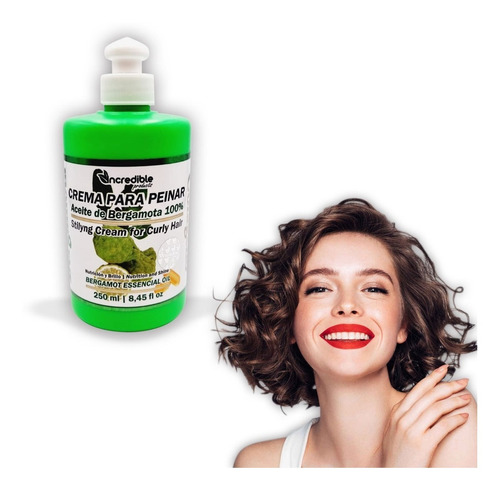 Crema Para Peinar Rizos Con Bergamota Y Colageno 250 Ml