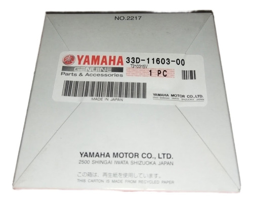 Anillos Yamaha Yz450f Wr450f 2010-2018 Originales Yamaha Std