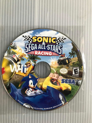 Sonic Sega All Stars Racing Nintendo Wii