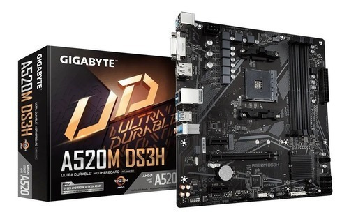 Motherboard Gigabyte A520m Ds3h Micro Atx S-am4 Amd A520