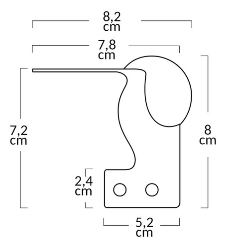 Canto Biqueira Bola Grande Com Mata Junta Acoplado- Kit 8 Un