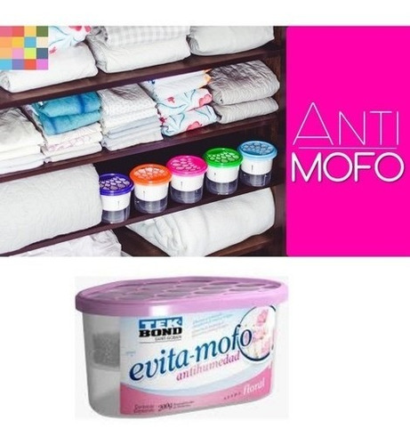 Anti Mofo Pote Evita Fungos Desumidificador De Ambiente