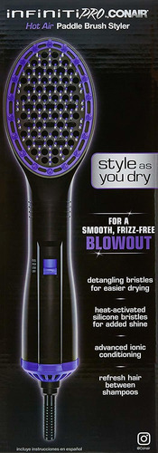 Infinitipro De Conair Aire Caliente Cepillo Plano Styler - P