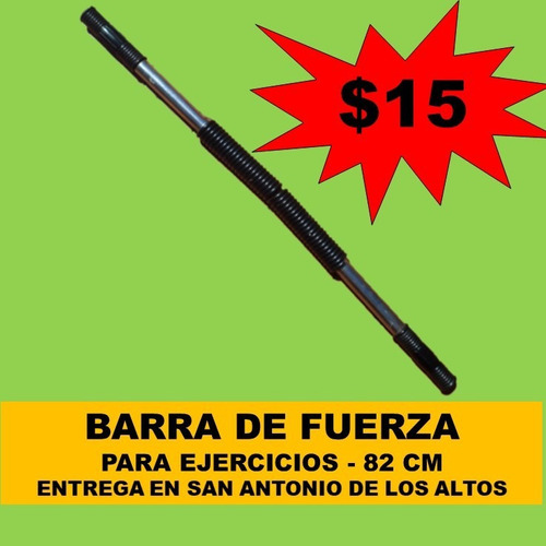 Barra De Torsion O De Fuerza Resorte Para Ejercicios - $15