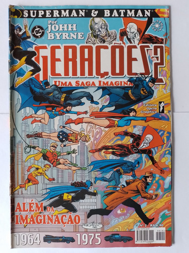 Hqs Superman & Batman Gerações 2 Uma Saga Imaginaria Complet (Usado)