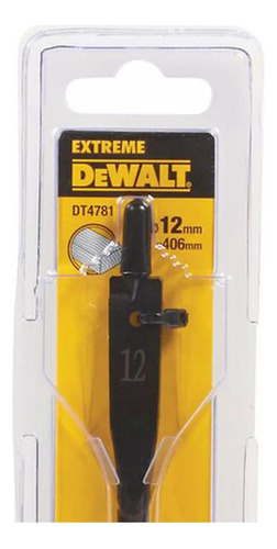 Broca Paleta Madera Plana 12x406mm Dewalt Dt4781-qz.- E.o