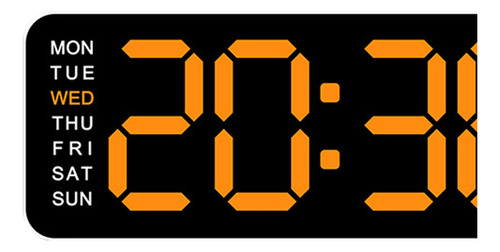 Reloj De Pared Digital Para Decoración Del Hogar, Brillo Nar