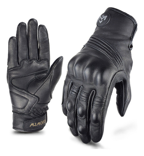 Guantes De Moto 100% Piel De Cabra Moto Hombre