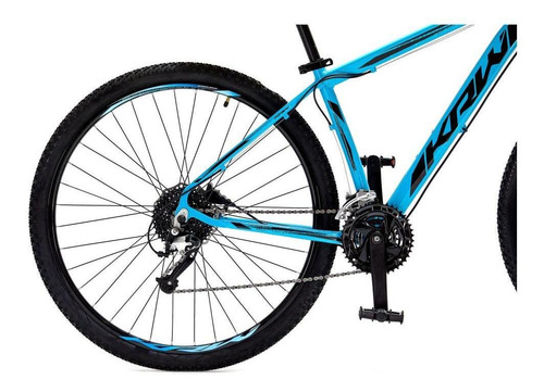 Bicicleta Aro 29 Krw Spot Alum Shimano Acera 27v Trava Sx13 Cor Azul/preto