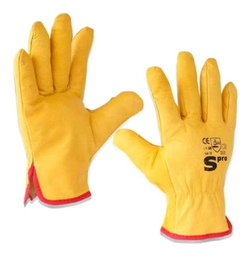 Guantes De Cuero Badana Spro (pack X6 Pares)