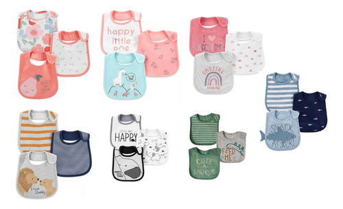 Kit Babadores Com 3 Unidades - Child Of Mine Carters Cor Grow