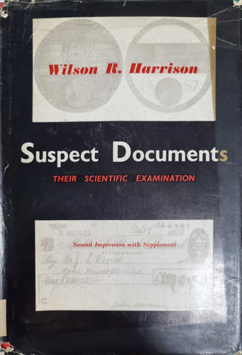 Suspect Documents. Wilson R. Harrison 