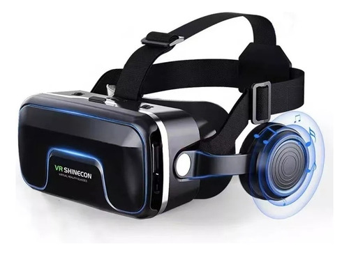 Óculos Vr Realidade Virtual 3d Com Fone De Ouvido E Controle