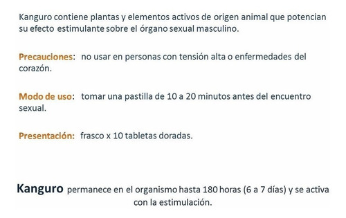 Kanguro Potenciador Sexual 100% Original