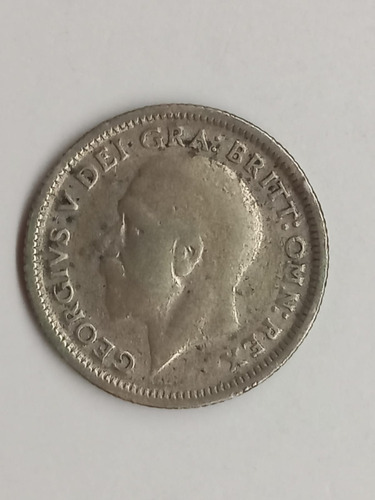 Moneda-gran Bretaña- 6 Pence 1926 - Jorge V - Plata-km815a.2
