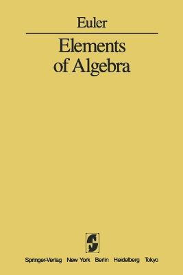 Libro Elements Of Algebra - L. Euler