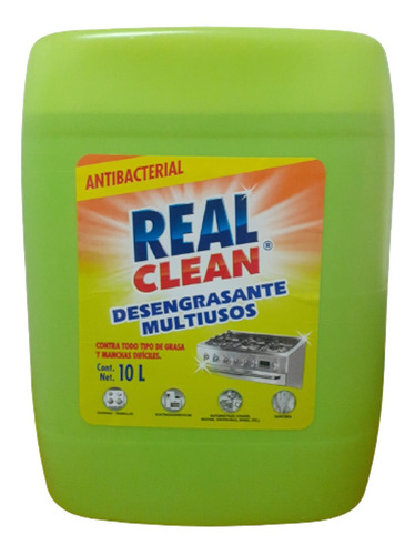 Real Clean Desengrasante Quita Manchas Concentrado 10 L