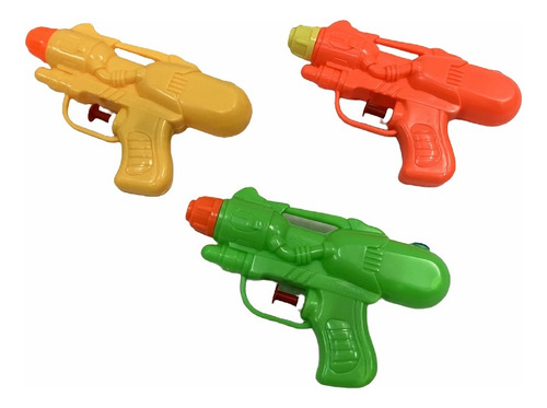 Pistola De Agua Chica 14 Cm Varios Colores En Bolsa 060 X 10