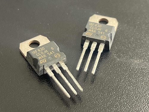 Irf830 Transistor Mosfet Npn 500v 4,5amp To220 Kit C/02pcs