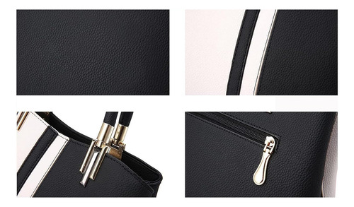 Smallbluer Bolsos De Mano De Charol Suave Para Mujer Bolsos