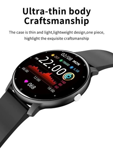 Imagen 6 de 6 de Smartwatch Reloj Inteligente Zl02 Deportivo Casual Mujer