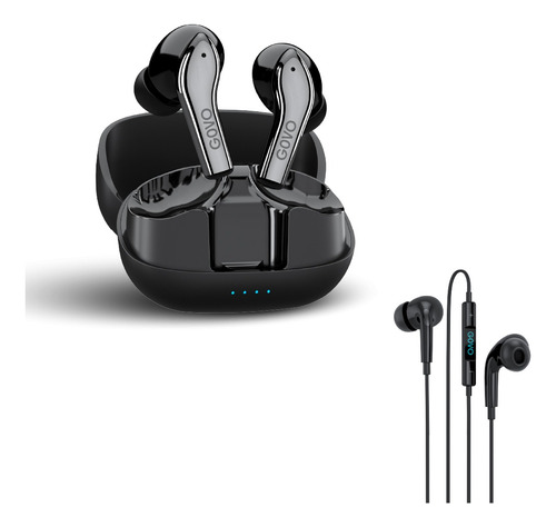 Kit Audifonos Govo Gobuds 945 Batería 52h + Gobass 444