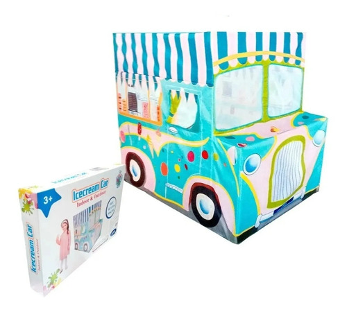 Carpa Infantil Auto De Helados 120x70x100 Cm Niñas Niños