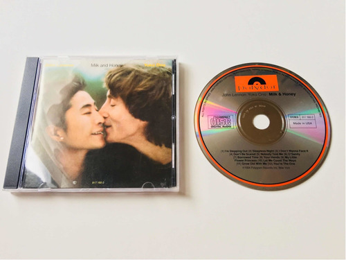 Cd John Lennon Y Yoko Ono Milk And Honey Edición Usa 1984
