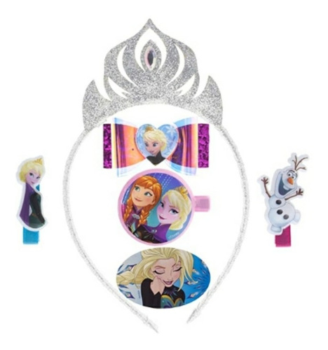 Diadema Tiara Corona + Accesorios De Frozen Niñas