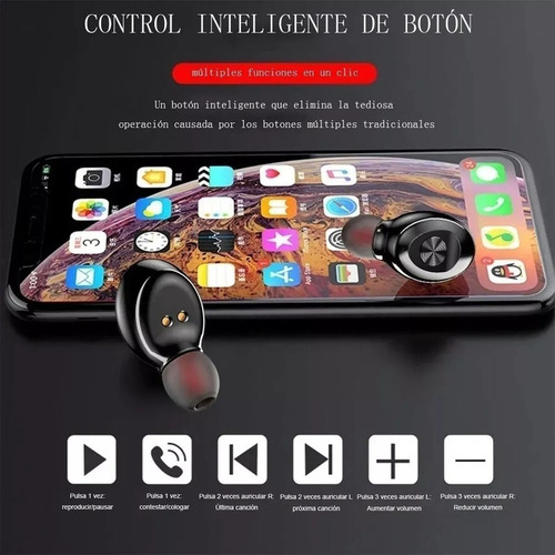Audífonos Inalámbricos Con Bluetooth Botones Físicos