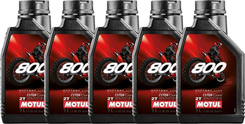 Motul 800 Off Road Aceite Moto 2t 100% Sintético Ester 5l