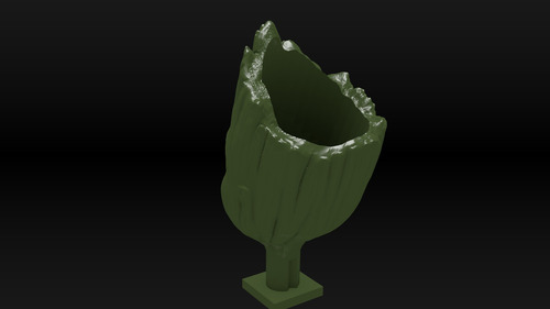 Maceta Para Bebe Groot- Figura Plastica