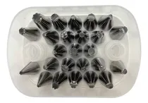 Comprar Set X25 Picos Boquillas Acero Repostería C\u002Fcaja Organizadora
