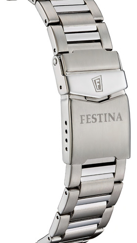 Reloj Festina F20698/2 Azul Hombre Titanio Correa Plateado
